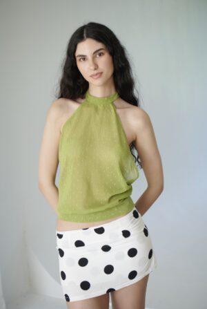 Top Halter Verde
